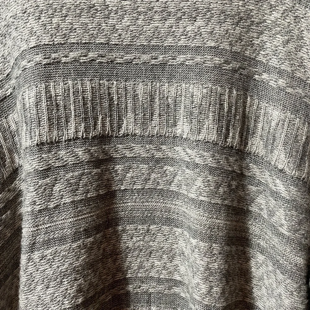 𝅺nordstrom tonal fair isle sweater dark gray